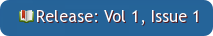 Release of Volume 1, Issue 1